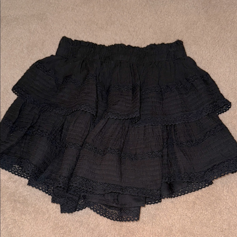 Aerie rock n ruffle skirt NWT